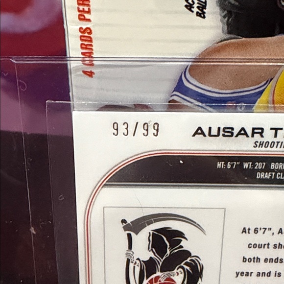 Topps Chrome OTE 2023 - Ausar Thompson - Blue /99 numbered - WOW - Picture 4 of 4